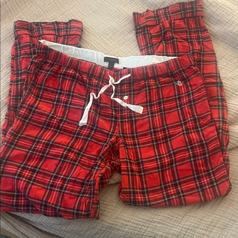 J Crew vintage Plaid flannel pajama pants LT large tall